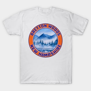 Skiing Bretton Woods New Hampshire Mountains Ski Snowboard T-Shirt